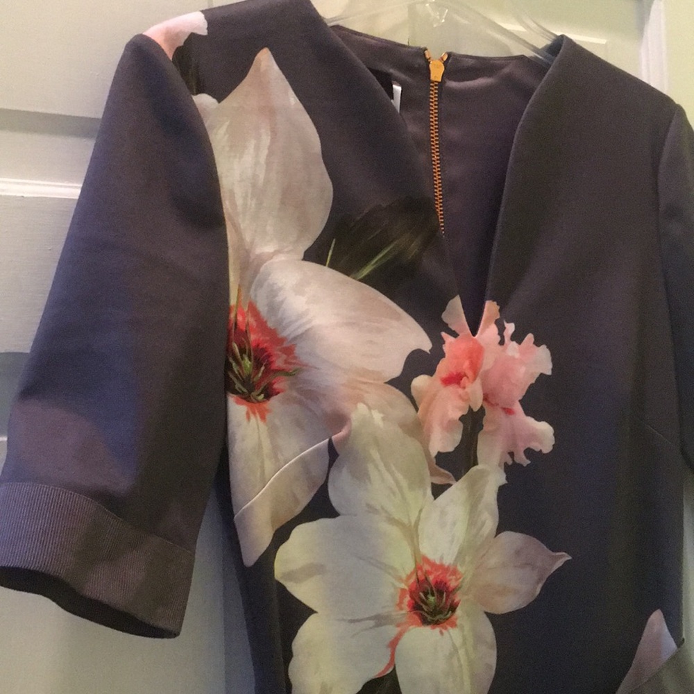 Ted Baker Chatsworth Bloom Belted Bodycon Dress - Picture 3 of 8